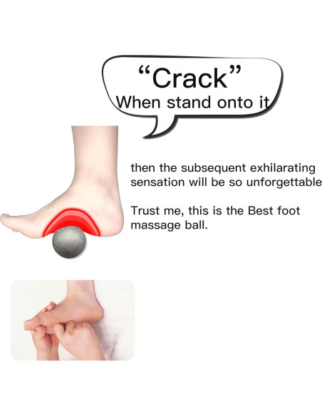 Bola de Masaje Comfyon para Alivio de Fascitis Plantar 6.6cm