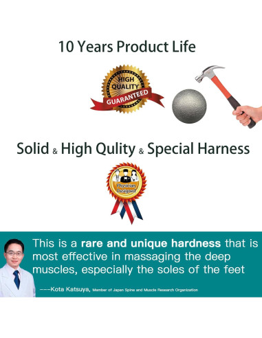 Bola de Masaje Comfyon para Alivio de Fascitis Plantar 6.6cm