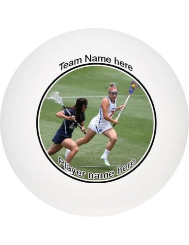 Pelota de Lacrosse Personalizada Ballstars 6.35 cm Regalo