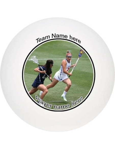 Pelota de Lacrosse Personalizada Ballstars 6.35 cm Regalo