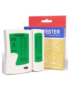 Probador de Cable de Red LAN Hiija TK-001 RJ45 RJ11 RJ12