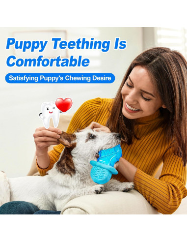 Paquete de 3 Juguetes Congelables para Cachorros ADDPETS