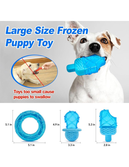 Paquete de 3 Juguetes Congelables para Cachorros ADDPETS