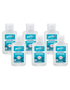 Germ-X Gel Desinfectante de Manos Hidratante 59 ml x 6