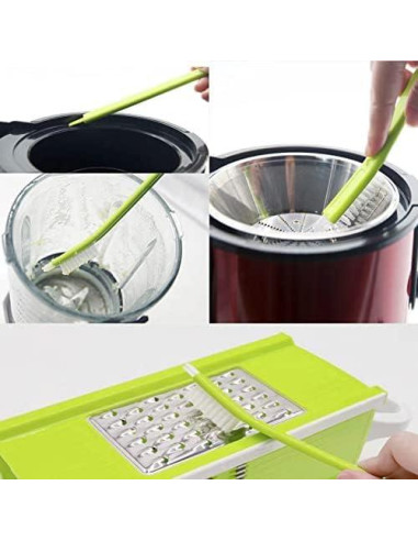 Juego de cepillos de limpieza CONOVOZON 10 piezas ergonómico