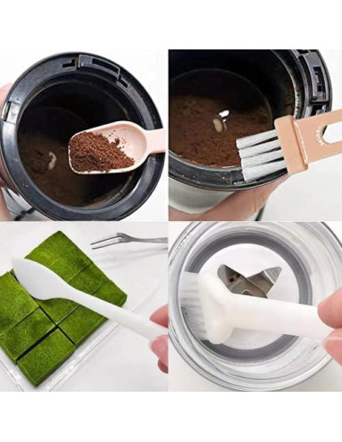 Juego de cepillos de limpieza CONOVOZON 10 piezas ergonómico