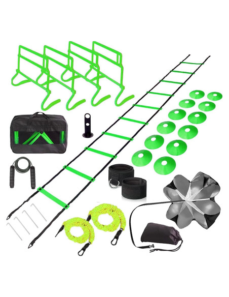 Vallas de Entrenamiento de Velocidad Kvittra con Escalera Agilidad