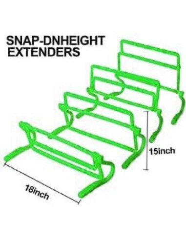 Vallas de Entrenamiento de Velocidad Kvittra con Escalera Agilidad