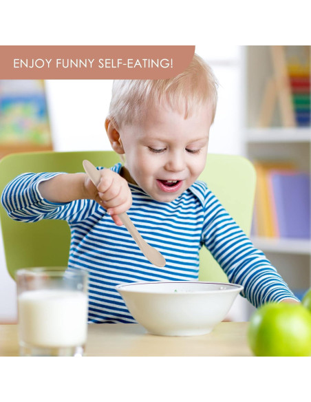 Cucharas de Silicona para Bebés NETANY - 6 Piezas Suaves y Flexibles Cucharas de Silicona para Bebés NETANY - 6 Piezas Suaves y Flexibles