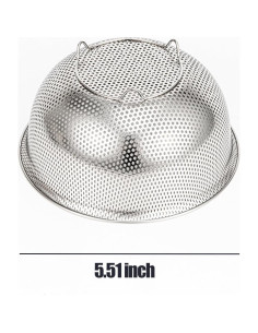 Colador Mini de Acero Inoxidable DOPMEP para Bayas 2 Piezas 2