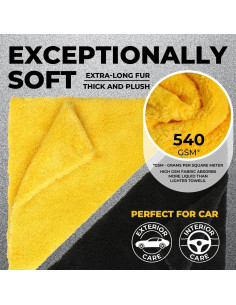 Toallas de Microfibra Sin Bordes Mighty Cleaner - 6 Piezas 30x30cm 2