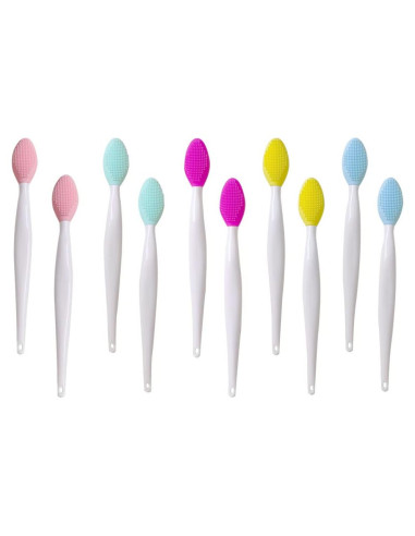 10 Piezas Cepillo Exfoliante de Silicona para Labios ZYYC