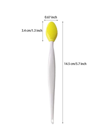 10 Piezas Cepillo Exfoliante de Silicona para Labios ZYYC