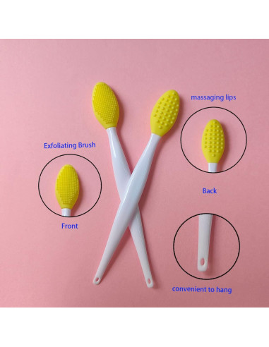 10 Piezas Cepillo Exfoliante de Silicona para Labios ZYYC