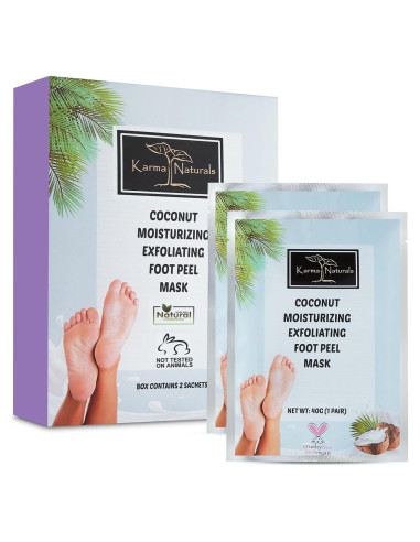 Máscaras Exfoliantes para Pies Karma Organic - Hidratación y Reparación