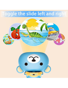 Linterna Proyector Educativa YSQ con 10 Discos para Niños 2