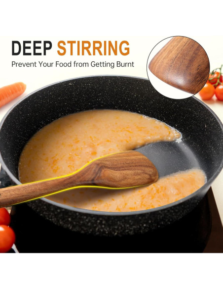 Set de Utensilios de Cocina de Madera de Teca Mooues 10 Piezas