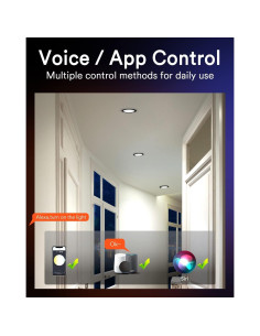 Iluminación empotrada inteligente Lumary 6" LED RGB 13W 1000LM 2