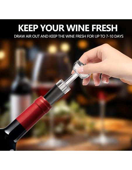 Abridor de Vino Eléctrico BGFOX Recargable Acero Inoxidable Abridor de Vino Eléctrico BGFOX Recargable Acero Inoxidable