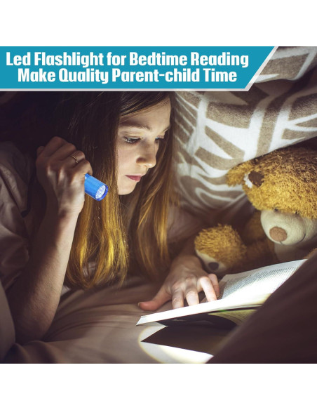 20 Linternas LED Mini VIHOSE Aluminio Portátiles Brillantes