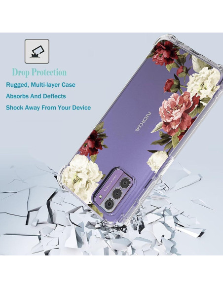 Funda TPU Floral para Nokia G42 5G y G310 5G - Protección Premium Funda TPU Floral para Nokia G42 5G y G310 5G - Protección Premium
