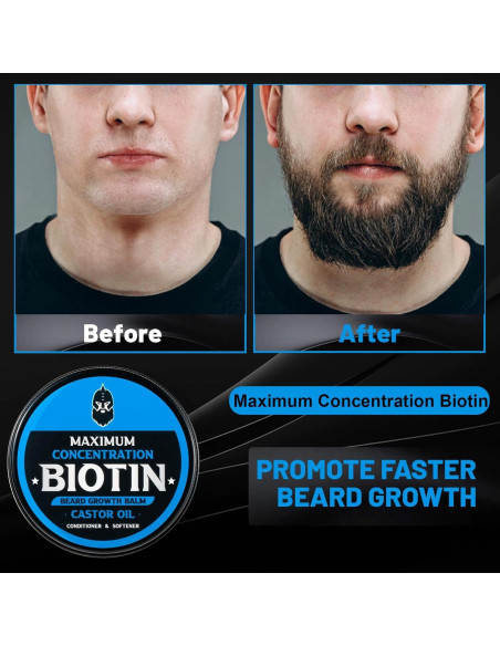 Bálsamo para Barba First Melody 56.7g Biotina Aceites Naturales