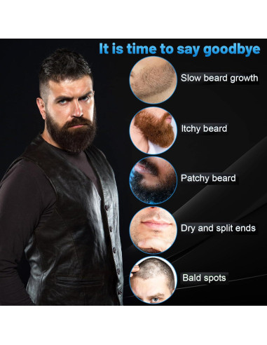 Bálsamo para Barba First Melody 56.7g Biotina Aceites Naturales