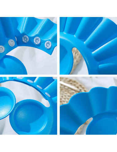 Gorro de Ducha para Bebé FEBSNOW - 3 Piezas Ajustable