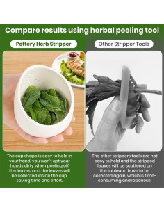 Tazón Deshojador de Hierbas Cerámica Hamblin Brothers 10x10cm 2