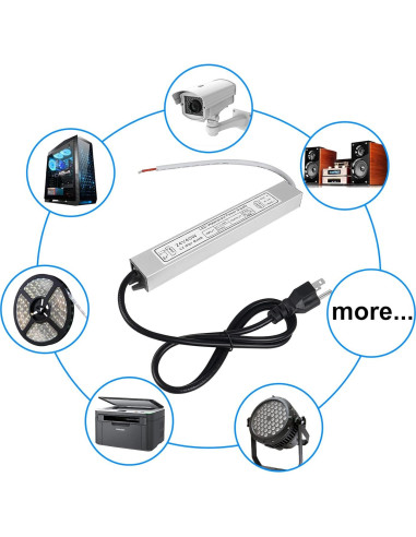 Fuente de Alimentación LED inShareplus 24V 40W IP67 Impermeable