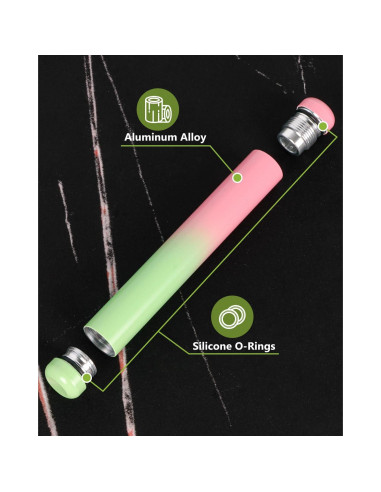 Contenedor de Aluminio OZCHIN 4.5" Hermético 5 Pcs Portátil