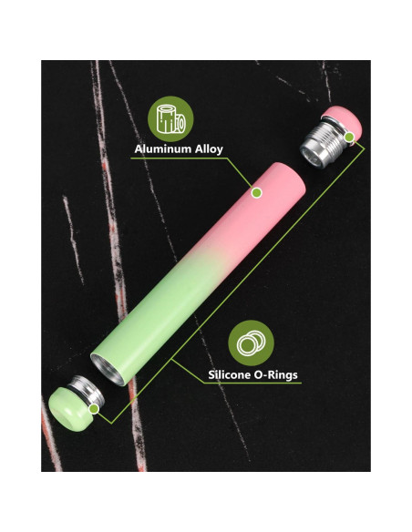 Contenedor de Aluminio OZCHIN 4.5" Hermético 5 Pcs Portátil