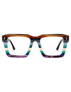 Montura de Gafas Cuadradas Zeelool ZJGA634947 para Hombres