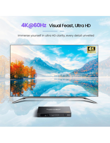 Conmutador HDMI 3 en 1 Avedio Links 4K 60Hz Automático