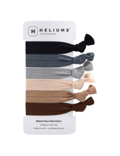 Cyndibands Bandas Elásticas Neutras para el Cabello - 6 Unidades