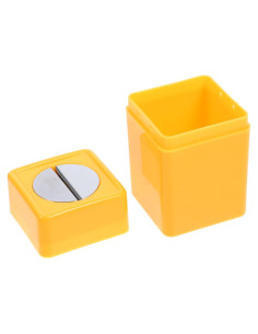 Caja de Almacenamiento de Cuchillas Desechadas LIFKOME Amarilla