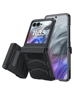 Funda Vizvera para Motorola Razr 2024/2025 con Protector de Pantalla