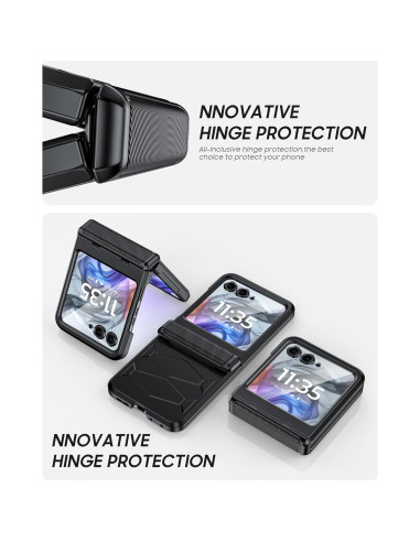 Funda Vizvera para Motorola Razr 2024/2025 con Protector de Pantalla