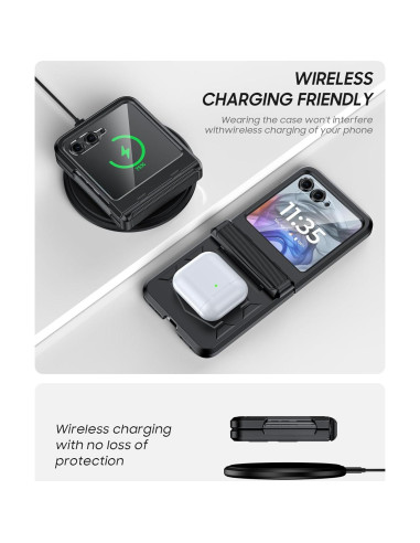 Funda Vizvera para Motorola Razr 2024/2025 con Protector de Pantalla