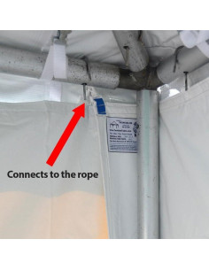 Pared Lateral Sólida Premium Blockout 2.74 x 6.10 m TentandTable 2