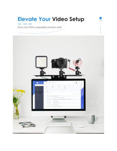 Estante para Monitor Borenbuir con 3 Cabezas Esféricas VESA 2