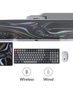 Teclado Mecánico Inalámbrico Keychron K4 96% LED Blanco 2