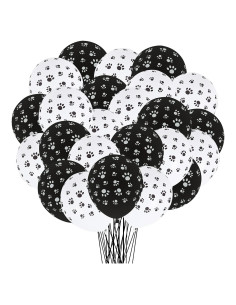 30 Globos de Láttex con Patas de Mascota para Fiesta