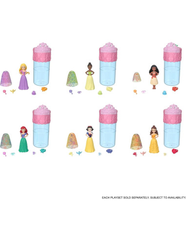 Muñeca Revelación de Color Real Disney Princess Mattel 9cm