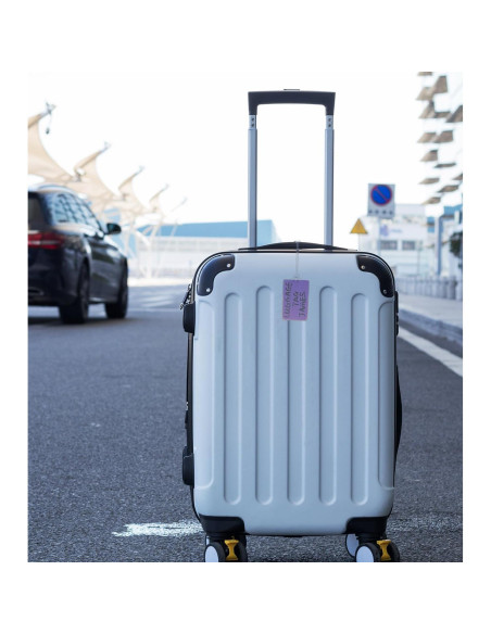 Lazos de Equipaje Mini Skater 12 cm 10 Pcs Transparente