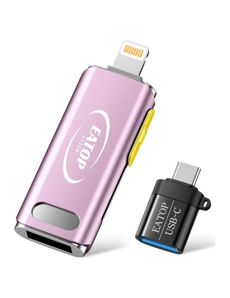 Unidad Flash 512GB EATOP para iPhone iPad Android USB-C Unidad Flash 512GB EATOP para iPhone iPad Android USB-C