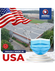 Mascarillas Desechables Nivel 2 ASTM Amerishield 50 Unidades 2