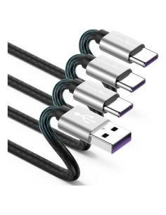 Cable de carga USB A a USB Tipo C 3Pack 6ft CyvenSmart