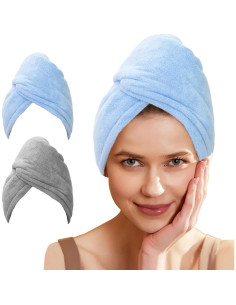 Paquete de 2 Toallas de Microfibra SURPRISE PIE para Cabello 2