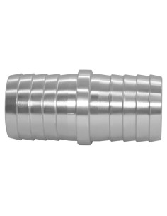 Conector de Manguera Barb YSIL 2.54 cm Aluminio Plateado